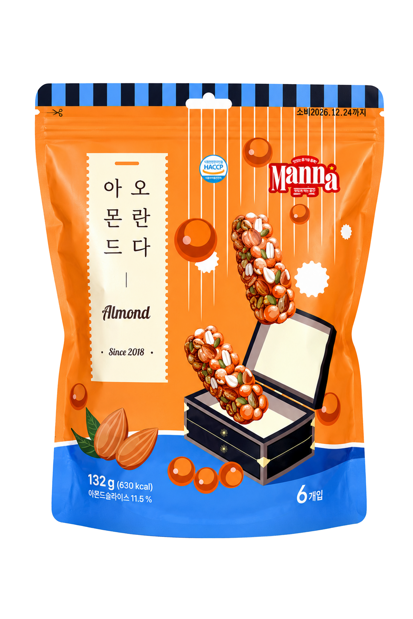 Manna Almond Oranda – Wholesale Case (20-Pack)