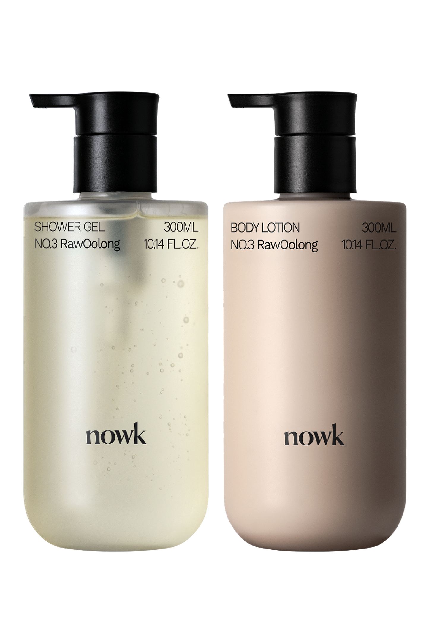 Nowk RawOolong Set — Shower Gel + Body Lotion