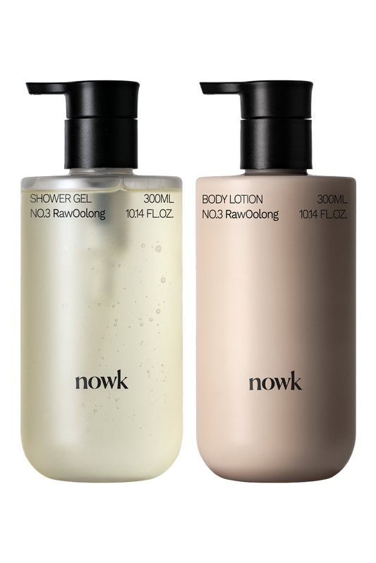 Nowk RawOolong Set — Shower Gel + Body Lotion