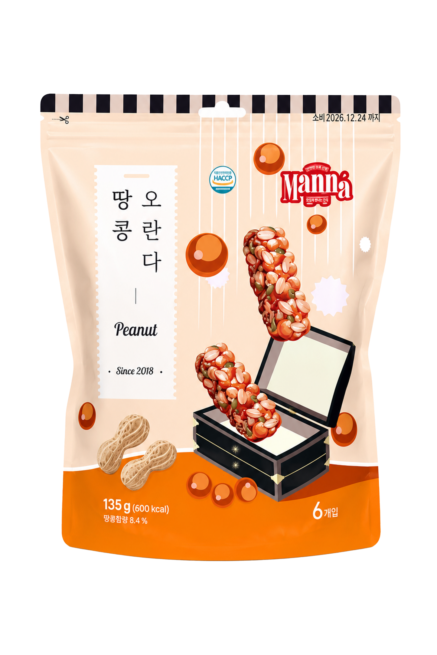 Manna Peanut Oranda – Wholesale Case (20-Pack)