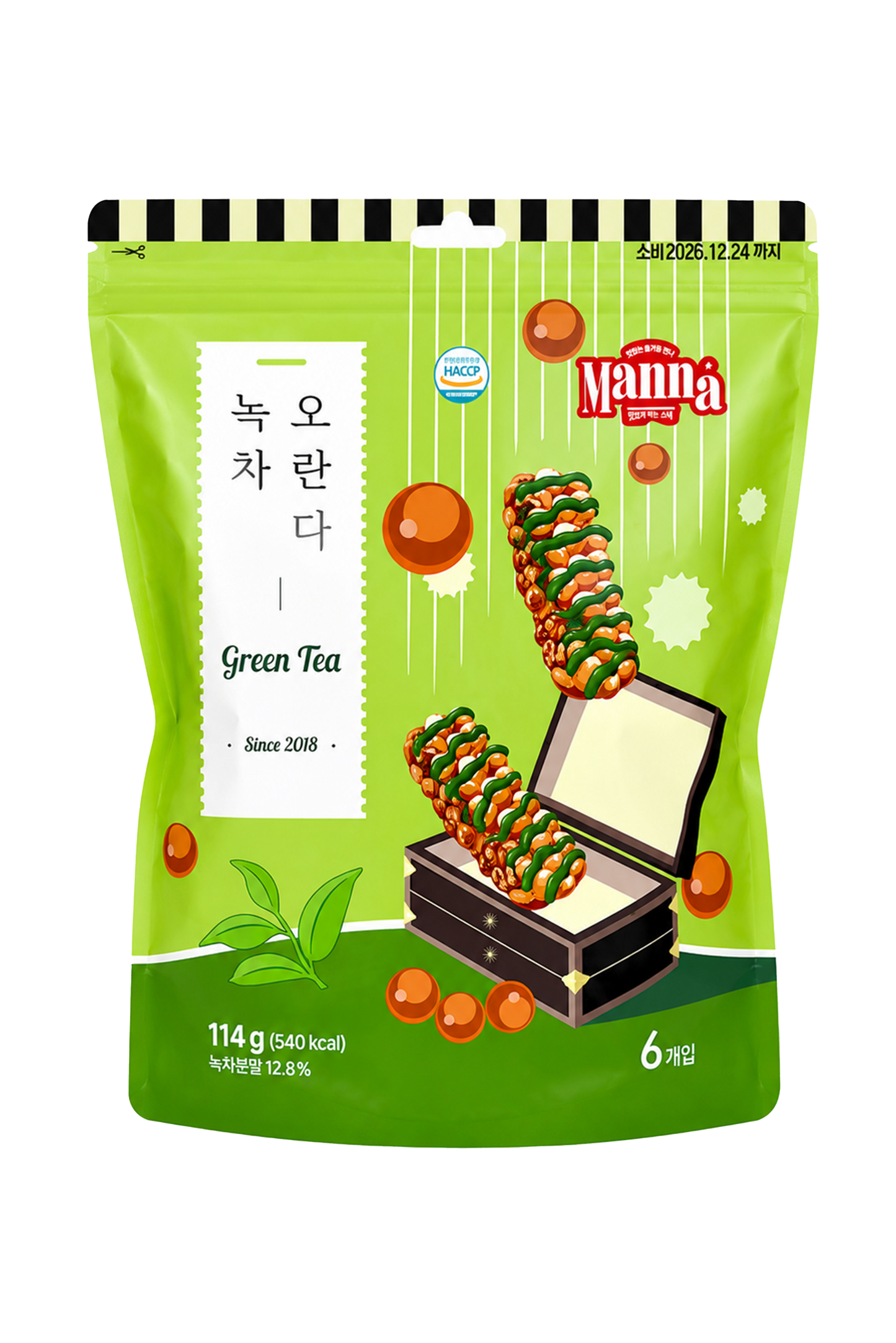 Manna Green Tea Oranda – Wholesale Case (20-Pack)