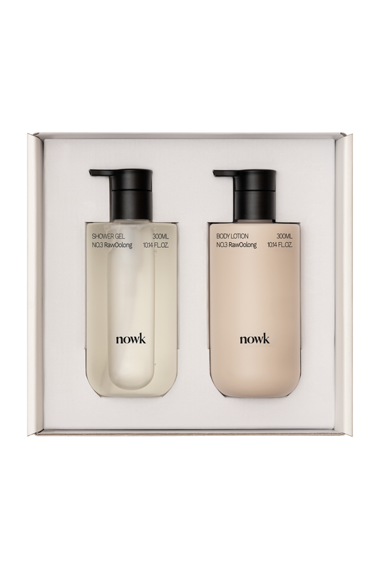 Nowk RawOolong Set — Shower Gel + Body Lotion