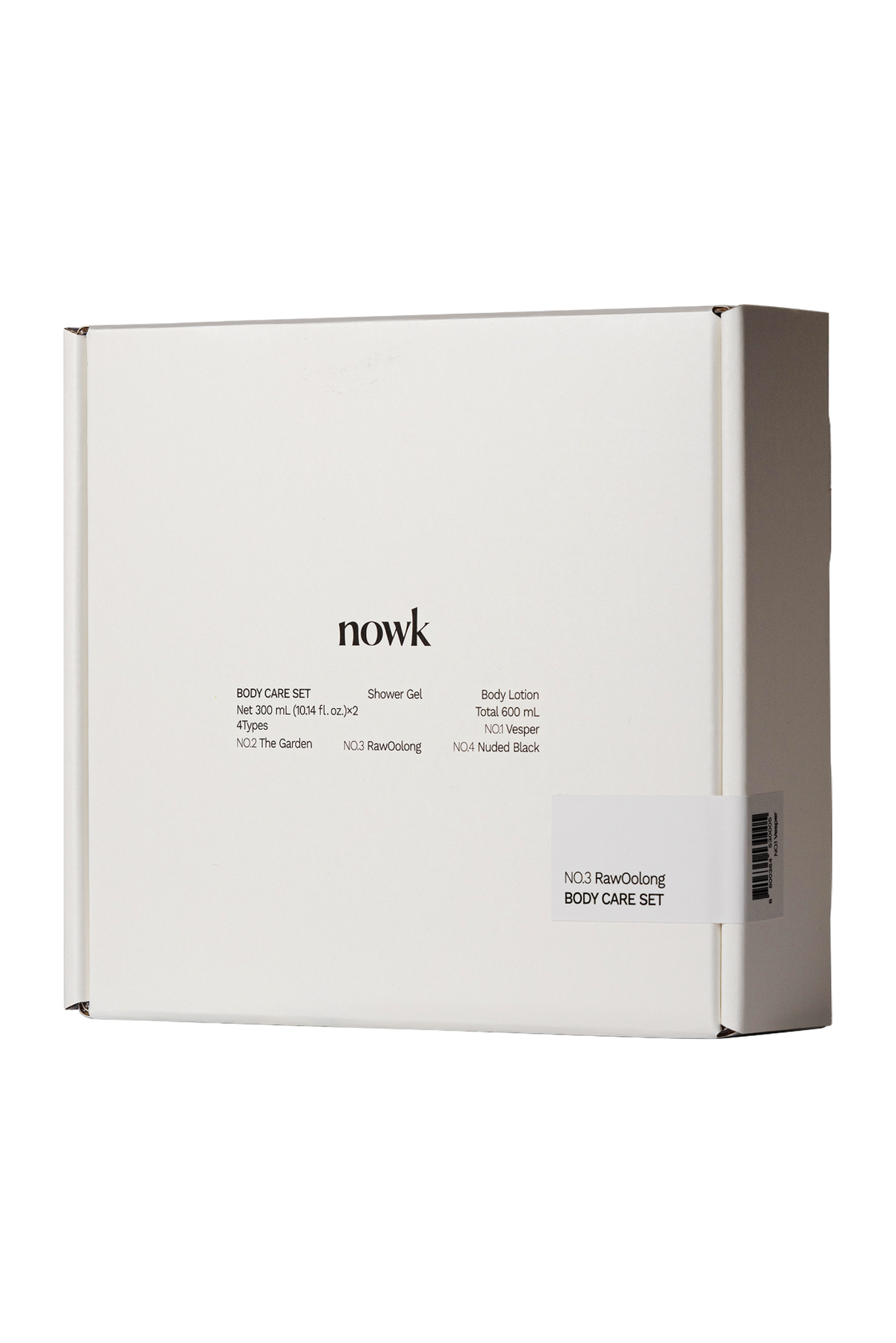 Nowk RawOolong Set — Shower Gel + Body Lotion